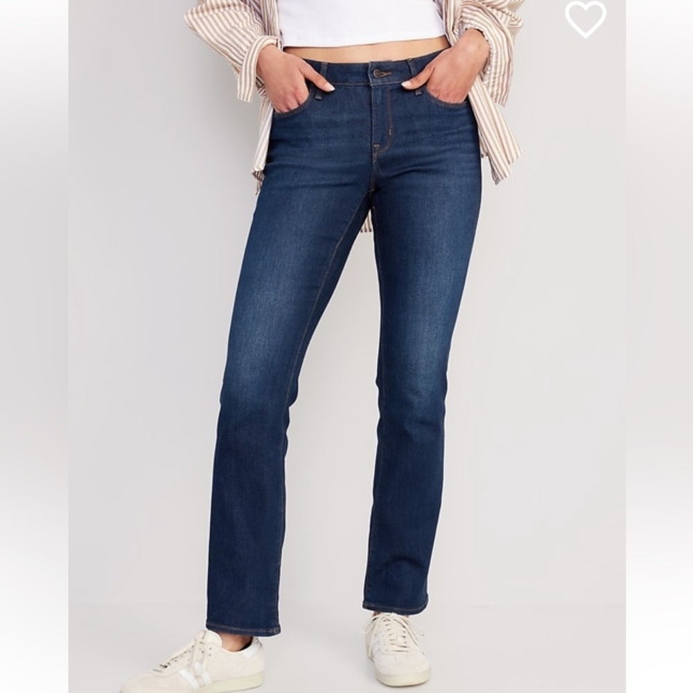 Dark blue old navy bootcut jeans